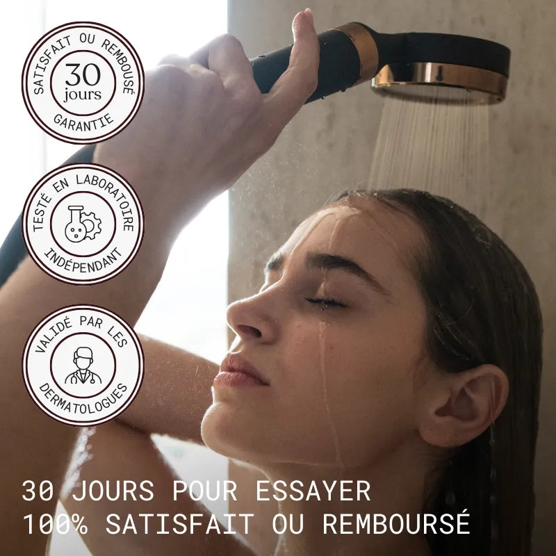 Pommeau de douche filtrant