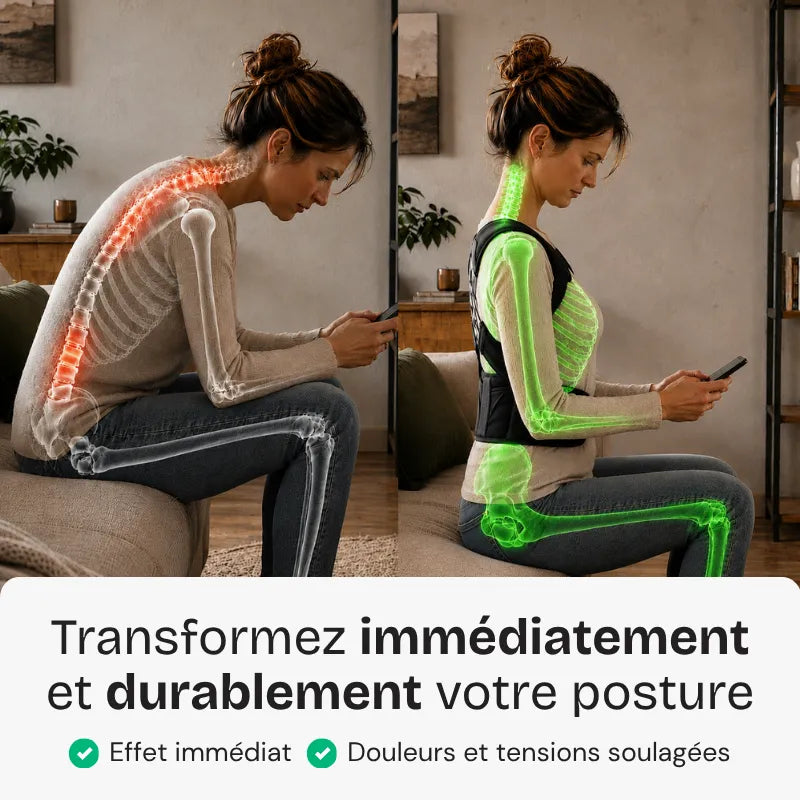 Posture-flex - Soulage les douleurs dorsales et améliore la posture