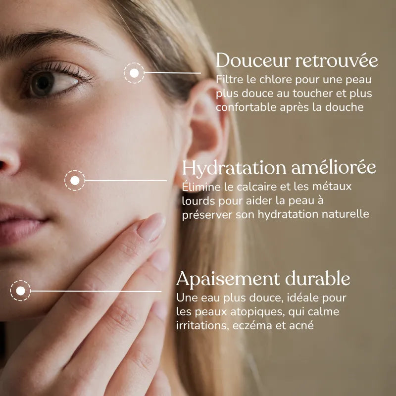 Pommeau de douche filtrant