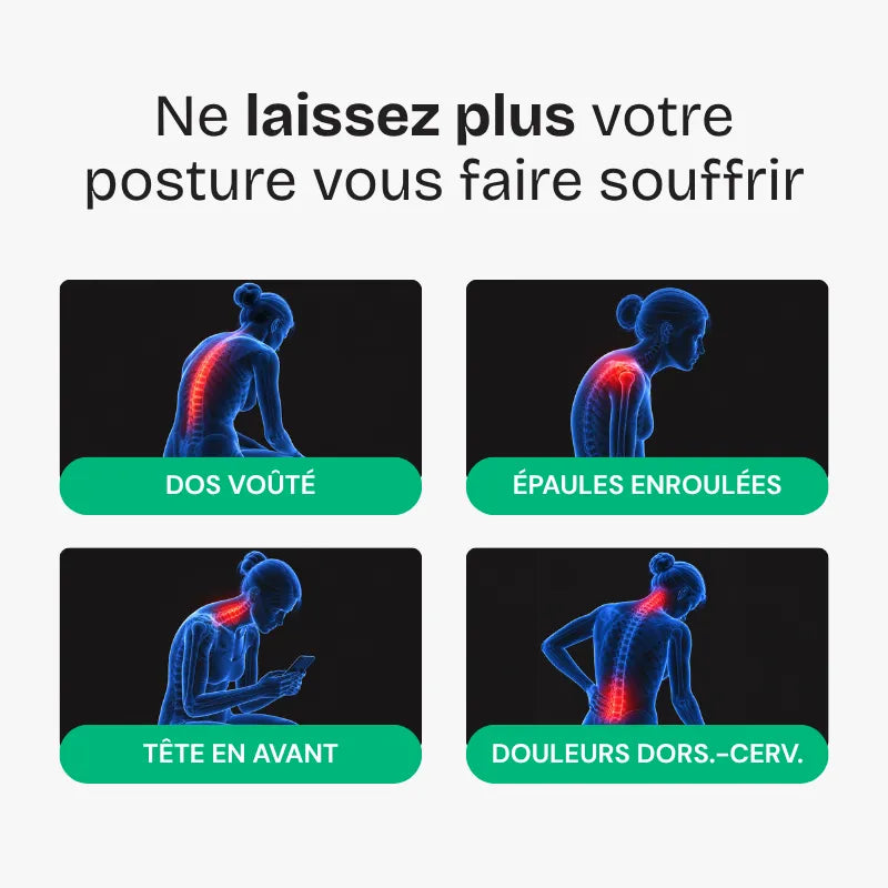 Posture-flex - Soulage les douleurs dorsales et améliore la posture