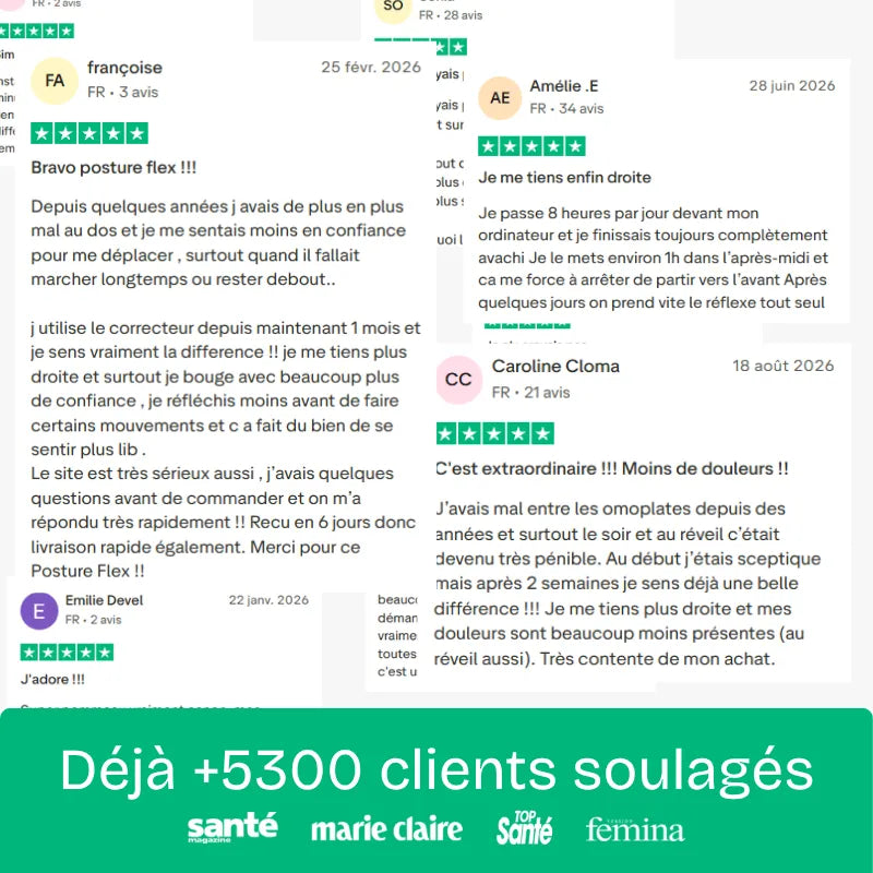 Posture-flex - Soulage les douleurs dorsales et améliore la posture
