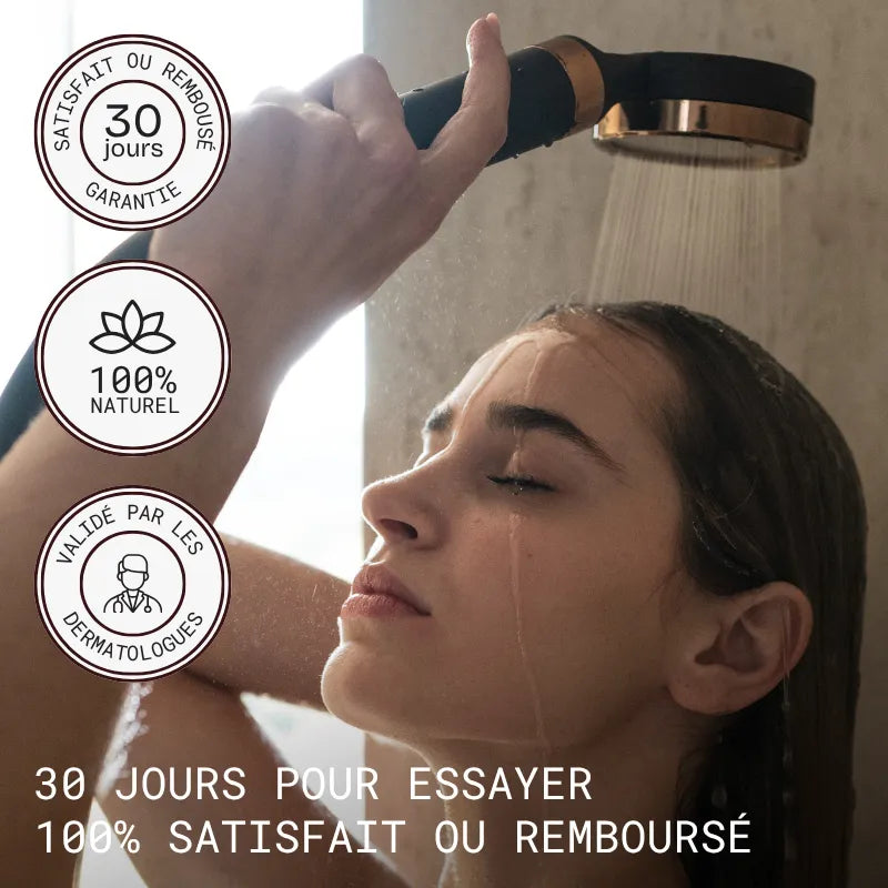 Pommeau de douche filtrant