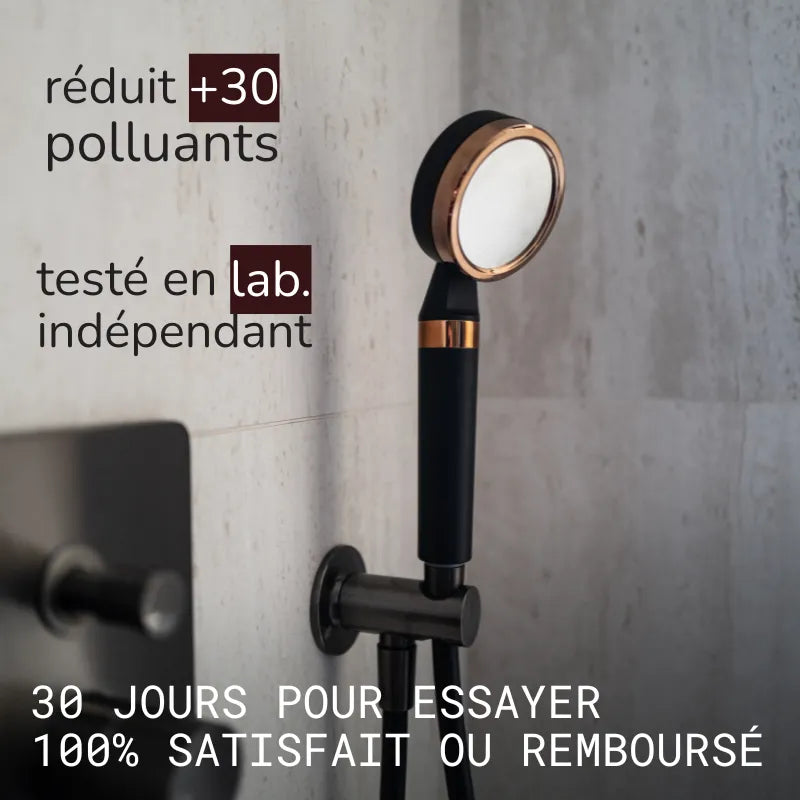 Pommeau de douche filtrant