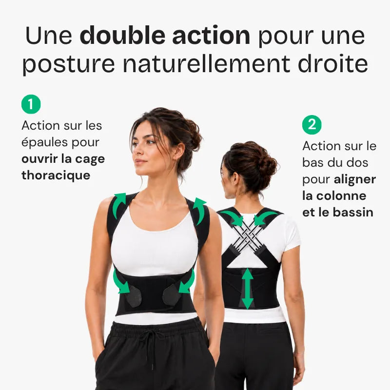 Posture-flex - Soulage les douleurs dorsales et améliore la posture